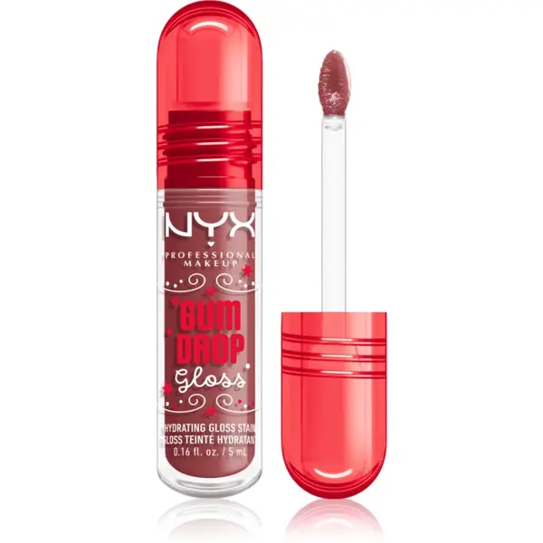 NYX Professional Makeup NYX Professional Makeup Gingerbaddie Land Gum Drop sijaj za ustnice odtenek 01 Hydra Honey 1 kos