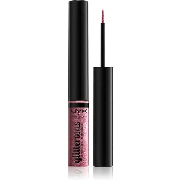 NYX Professional Makeup NYX Professional Makeup Glitter Goals tekoče črtalo za oči odtenek Quartzy 4 ml