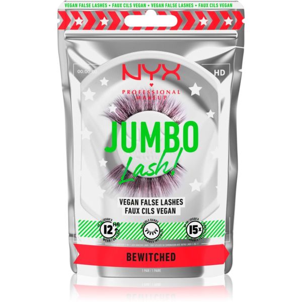 NYX Professional Makeup NYX Professional Makeup Halloween Cirque Du Tricks Jumbo Lashes umetne trepalnice vrsta 02 Bewitched