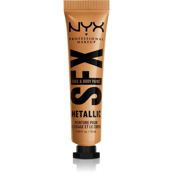 NYX Professional Makeup NYX Professional Makeup Halloween SFX Paints kremasta senčila za obraz in telo odtenek 05 Gold Dusk 15 ml