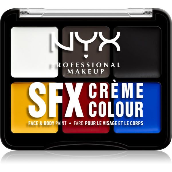 NYX Professional Makeup NYX Professional Makeup Halloween SFX Paints večnamenska paleta za telo in obraz odtenek 01 Primary 6 g