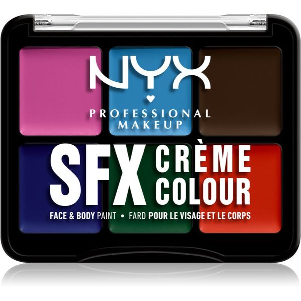 NYX Professional Makeup NYX Professional Makeup Halloween SFX Paints večnamenska paleta za telo in obraz odtenek 02 Secondary 6 g