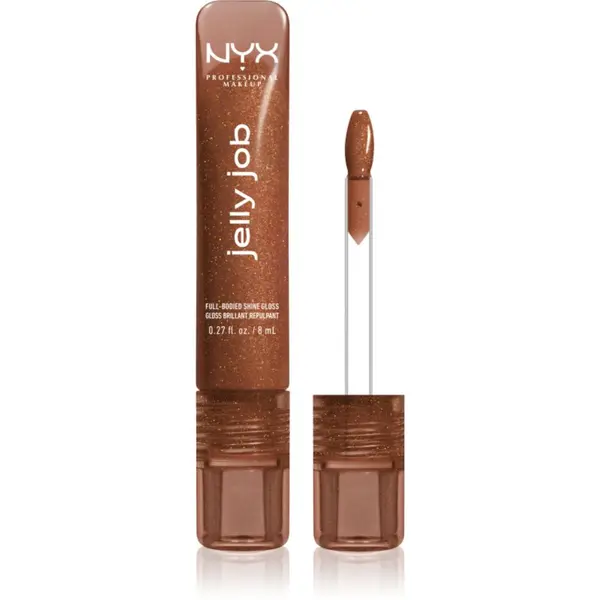 NYX Professional Makeup NYX Professional Makeup Jelly Job svetleči sijaj za ustnice z učinkom povečanja odtenek Bling Me Jelly 7.5 ml
