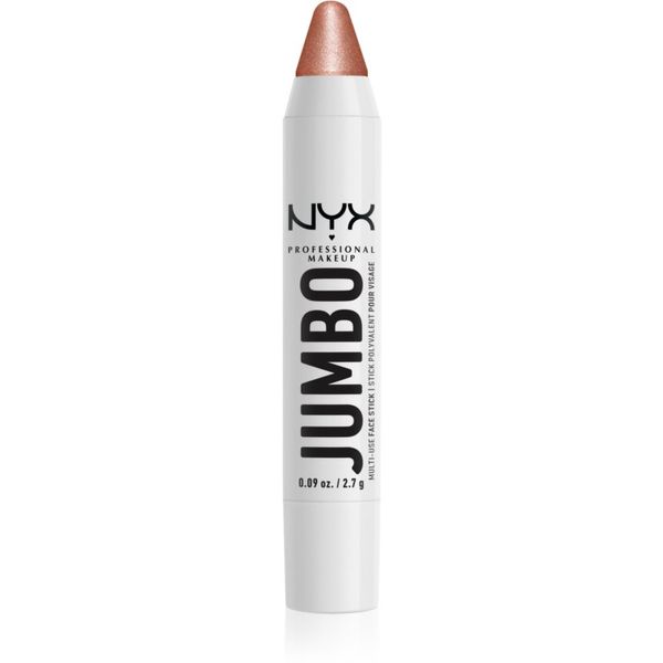 NYX Professional Makeup NYX Professional Makeup Jumbo Multi-Use Highlighter Stick kremasti osvetljevalec v svinčniku odtenek 01 Coconut Cake 2,7 g