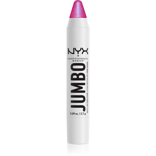 NYX Professional Makeup NYX Professional Makeup Jumbo Multi-Use Highlighter Stick kremasti osvetljevalec v svinčniku odtenek 04 Blueberry Muffin 2,7 g