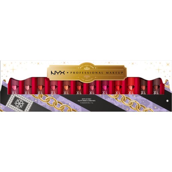 NYX Professional Makeup NYX Professional Makeup Limited Edition Xmass Mrs Claus Oh Deer Matte Lip Vault set šmink (z mat učinkom)