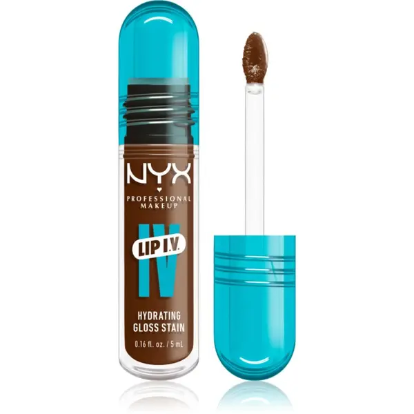 NYX Professional Makeup NYX Professional Makeup Lip IV dolgoobstojni sijaj za ustnice z vlažilnim učinkom odtenek 04 - COCOA QUENCHI 5 ml