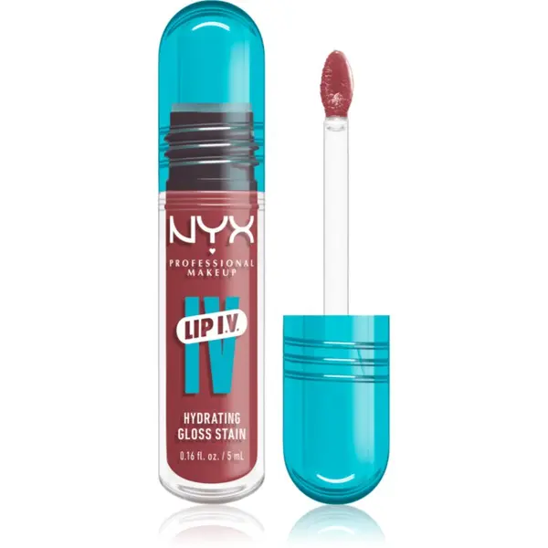 NYX Professional Makeup NYX Professional Makeup Lip IV dolgoobstojni sijaj za ustnice z vlažilnim učinkom odtenek Petal Pourin' 5 ml