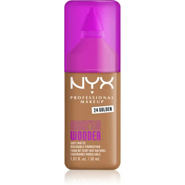 NYX Professional Makeup NYX Professional Makeup Make ‘Em Wonder lahka matirajoča podlaga odtenek 24 Golden 30 ml