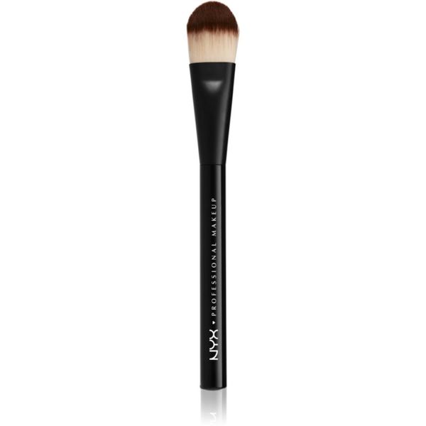 NYX Professional Makeup NYX Professional Makeup Pro Brush ploščat čopič za make-up 1 kos