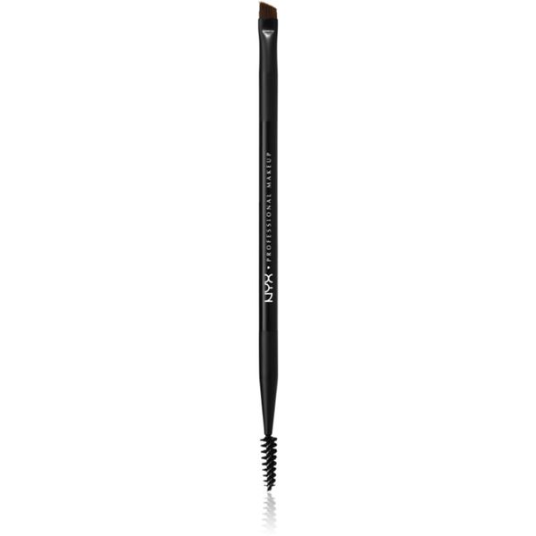 NYX Professional Makeup NYX Professional Makeup Pro Dual čopič za oblikovanje obrvi 1 kos