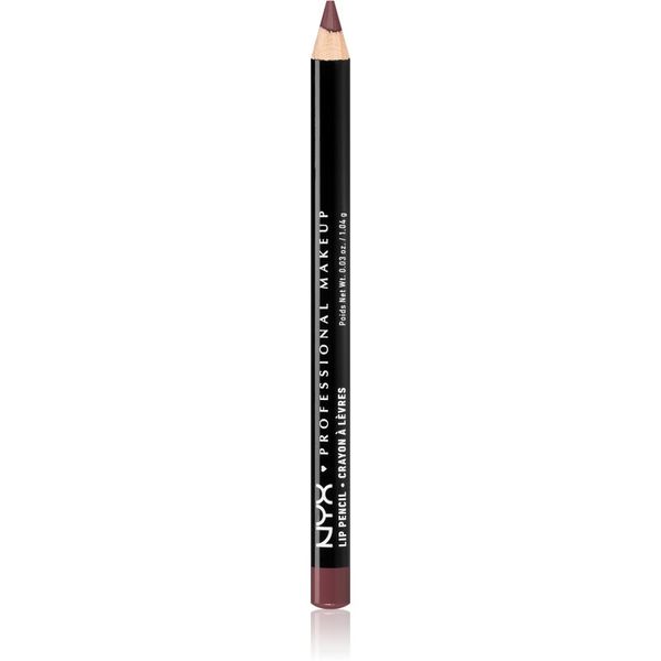 NYX Professional Makeup NYX Professional Makeup Slim Lip Pencil natančni svinčnik za ustnice odtenek 809 Mahogany 1 g