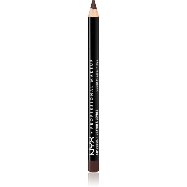 NYX Professional Makeup NYX Professional Makeup Slim Lip Pencil natančni svinčnik za ustnice odtenek 820 Espresso 1 g