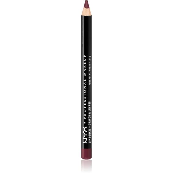 NYX Professional Makeup NYX Professional Makeup Slim Lip Pencil natančni svinčnik za ustnice odtenek Plum 1 g