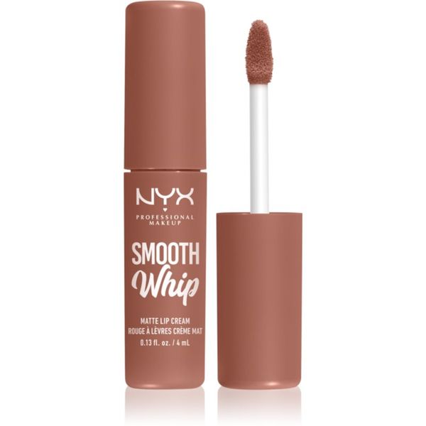 NYX Professional Makeup NYX Professional Makeup Smooth Whip Matte Lip Cream žametna šminka z gladilnim učinkom odtenek 01 Pancake Stacks 4 ml