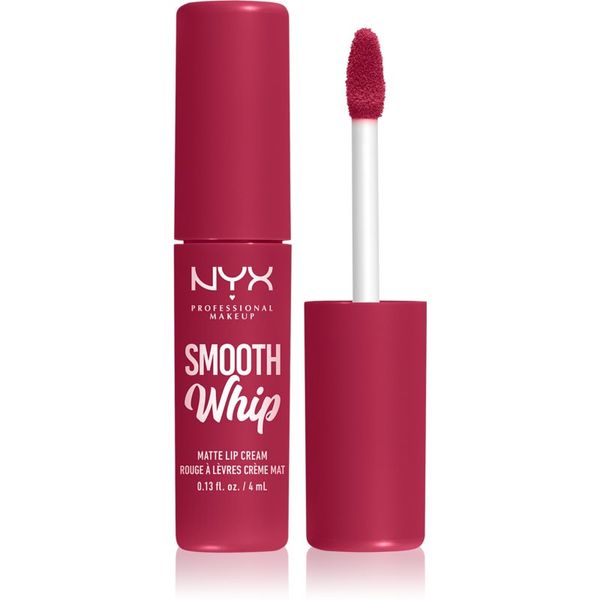 NYX Professional Makeup NYX Professional Makeup Smooth Whip Matte Lip Cream žametna šminka z gladilnim učinkom odtenek 08 Fuzzy Slippers 4 ml