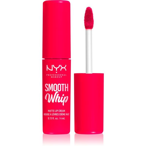 NYX Professional Makeup NYX Professional Makeup Smooth Whip Matte Lip Cream žametna šminka z gladilnim učinkom odtenek 10 Pillow Fight 4 ml