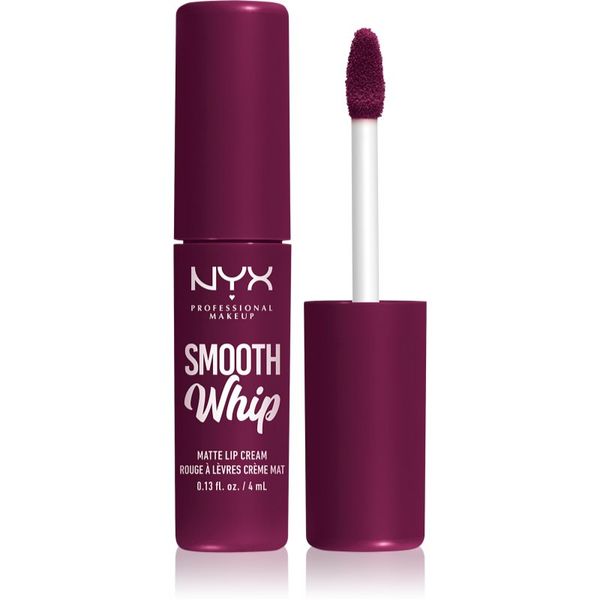 NYX Professional Makeup NYX Professional Makeup Smooth Whip Matte Lip Cream žametna šminka z gladilnim učinkom odtenek 11 Berry Bed Sheers 4 ml