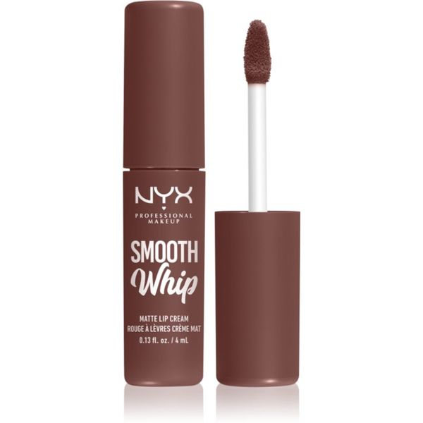 NYX Professional Makeup NYX Professional Makeup Smooth Whip Matte Lip Cream žametna šminka z gladilnim učinkom odtenek 17 Thread Count 4 ml