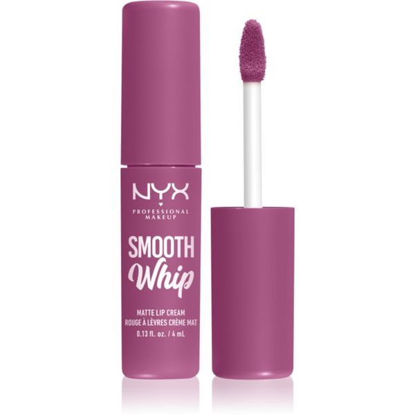 NYX Professional Makeup NYX Professional Makeup Smooth Whip Matte Lip Cream žametna šminka z gladilnim učinkom odtenek 19 Snuggle Sesh 4 ml