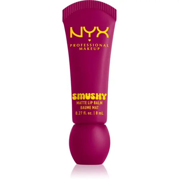 NYX Professional Makeup NYX Professional Makeup Smushy Matte Lip Balm balzam za ustnice z mat učinkom odtenek Silly Sippin' 8 ml