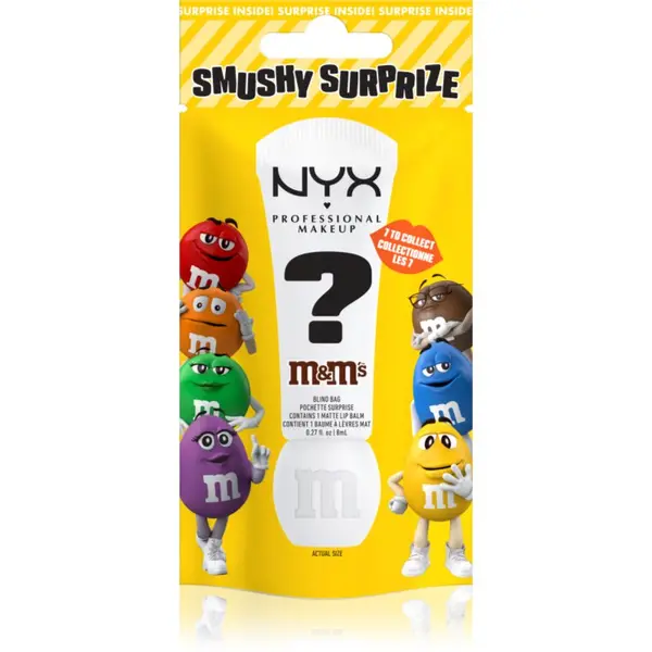 NYX Professional Makeup NYX Professional Makeup Smushy Surprize M&M's balzam za ustnice z mat učinkom odtenek Surprize 8 ml