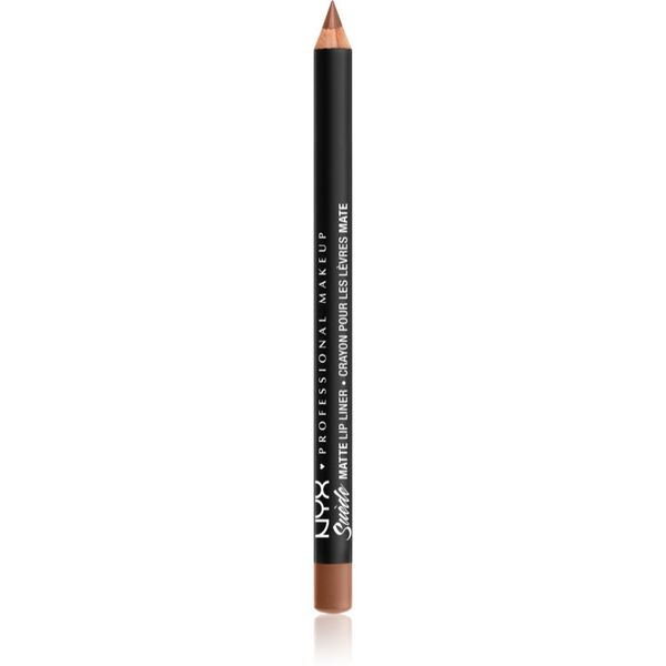 NYX Professional Makeup NYX Professional Makeup Suede Matte  Lip Liner mat svinčnik za ustnice odtenek 04 Soft-Spoken 1 g