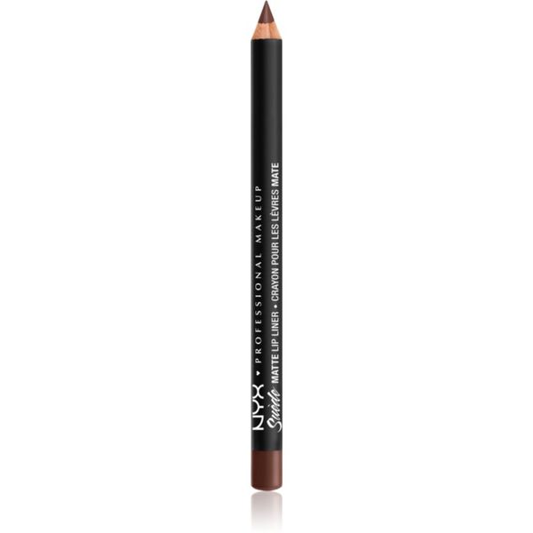 NYX Professional Makeup NYX Professional Makeup Suede Matte  Lip Liner mat svinčnik za ustnice odtenek 23 Club Hopper 1 g