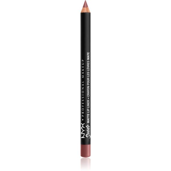 NYX Professional Makeup NYX Professional Makeup Suede Matte  Lip Liner mat svinčnik za ustnice odtenek 25 Whipped Cavier 1 g