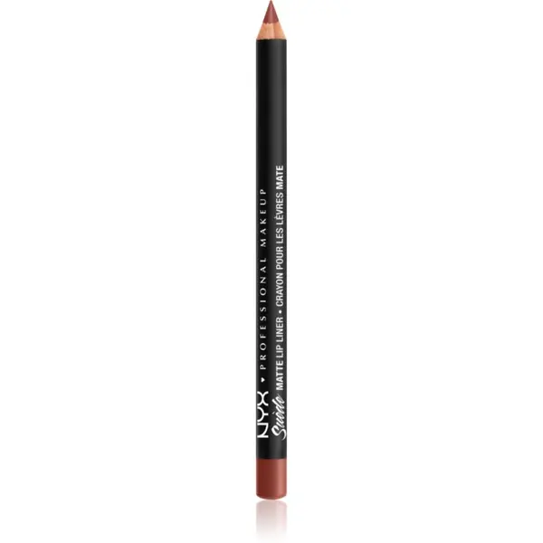 NYX Professional Makeup NYX Professional Makeup Suede Matte  Lip Liner mat svinčnik za ustnice odtenek 34 Alabama 1 g