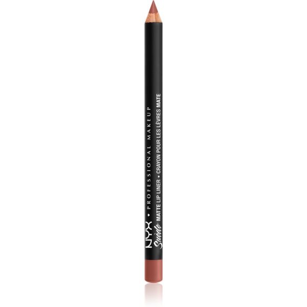 NYX Professional Makeup NYX Professional Makeup Suede Matte  Lip Liner mat svinčnik za ustnice odtenek 52 Free Spirit 1 g