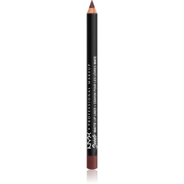 NYX Professional Makeup NYX Professional Makeup Suede Matte  Lip Liner mat svinčnik za ustnice odtenek 55 Cold Brew 1 g