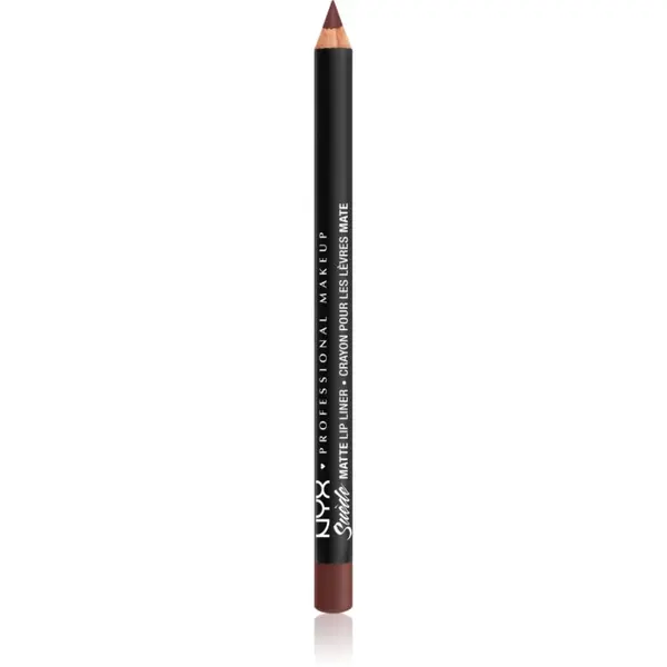 NYX Professional Makeup NYX Professional Makeup Suede Matte Lip Liner mat svinčnik za ustnice odtenek 55 Cold Brew 1 g