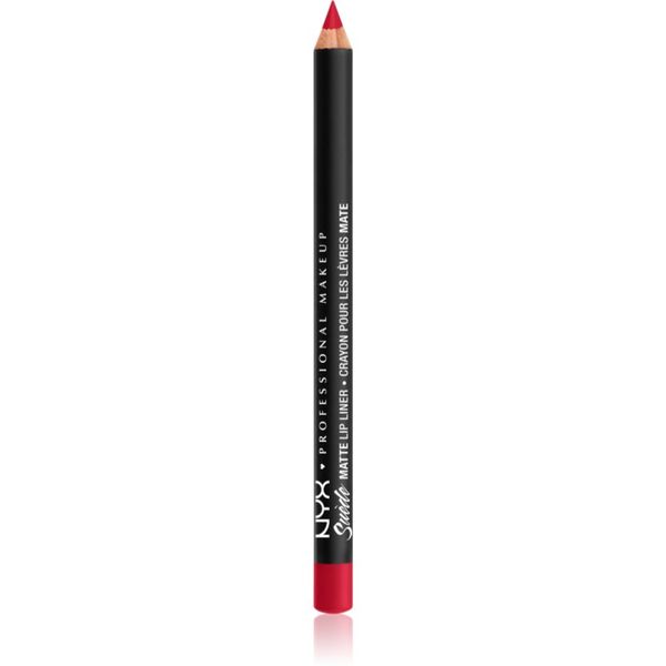 NYX Professional Makeup NYX Professional Makeup Suede Matte  Lip Liner mat svinčnik za ustnice odtenek 57 Spicy 1 g