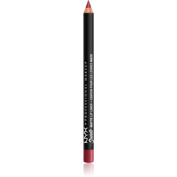 NYX Professional Makeup NYX Professional Makeup Suede Matte  Lip Liner mat svinčnik za ustnice odtenek Cherry Skies 1 g