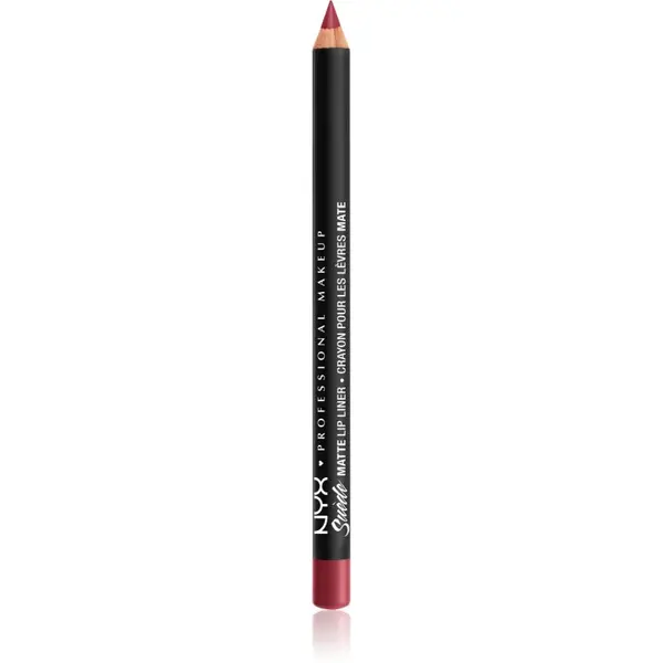 NYX Professional Makeup NYX Professional Makeup Suede Matte  Lip Liner mat svinčnik za ustnice odtenek Cherry Skies 1 g