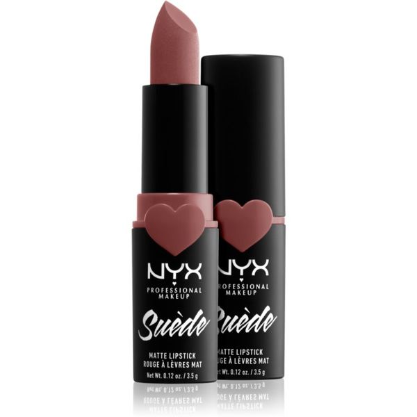 NYX Professional Makeup NYX Professional Makeup Suede Matte  Lipstick matirajoča šminka odtenek 05 Brunch Me 3.5 g