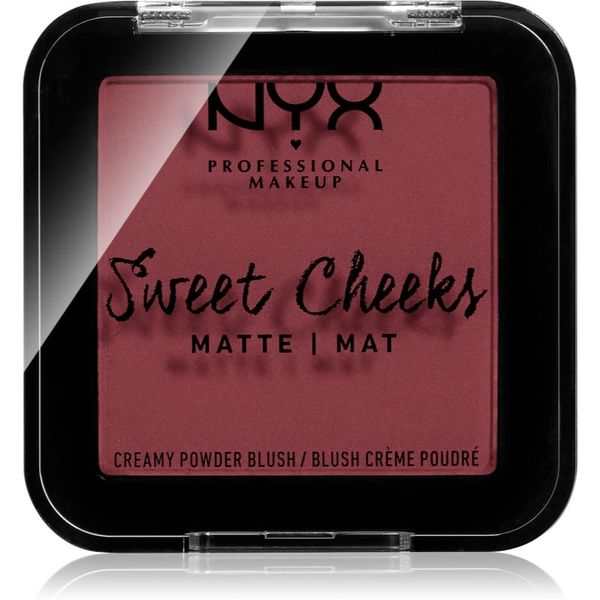 NYX Professional Makeup NYX Professional Makeup Sweet Cheeks  Blush Matte rdečilo odtenek BANG BANG 5 g