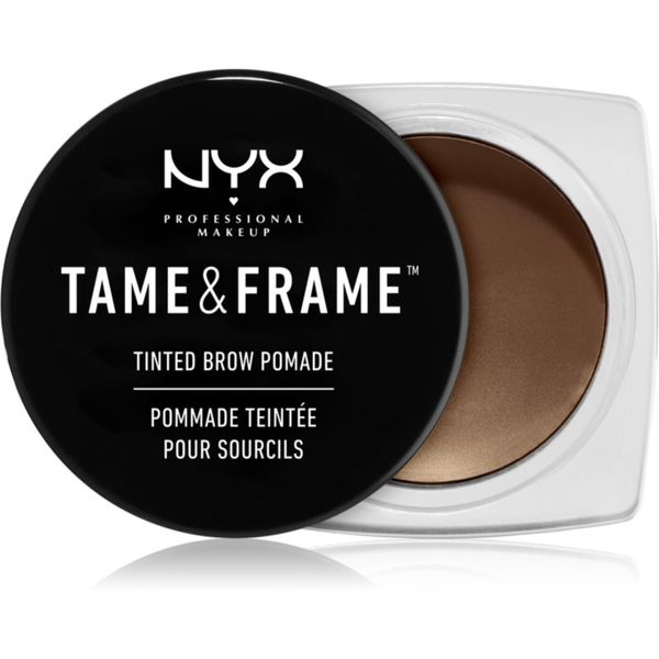 NYX Professional Makeup NYX Professional Makeup Tame & Frame Brow pomada za obrvi odtenek 02 Chocolate 5 g