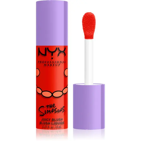 NYX Professional Makeup NYX Professional Makeup The Simpsons Fat Cheeks tekoče rdečilo odtenek Snarky Scarlet 8 ml