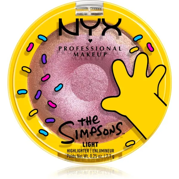 NYX Professional Makeup NYX Professional Makeup The Simpsons Highlighter osvetljevalec odtenek Donut Mind If I Do 7.1 g