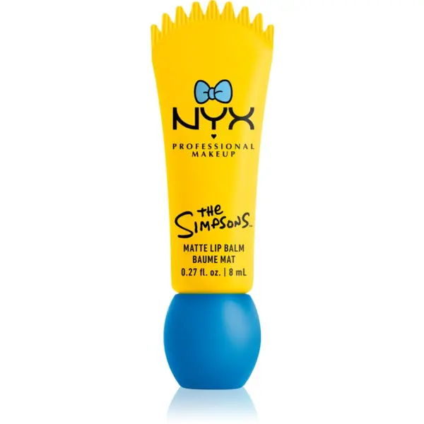 NYX Professional Makeup NYX Professional Makeup The Simpsons Smushy balzam za ustnice z mat učinkom odtenek Peekaboo Blue 8 ml