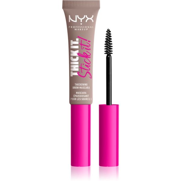 NYX Professional Makeup NYX Professional Makeup Thick it Stick It Brow Mascara maskara za obrvi odtenek 02 Cool Blonde 7 ml