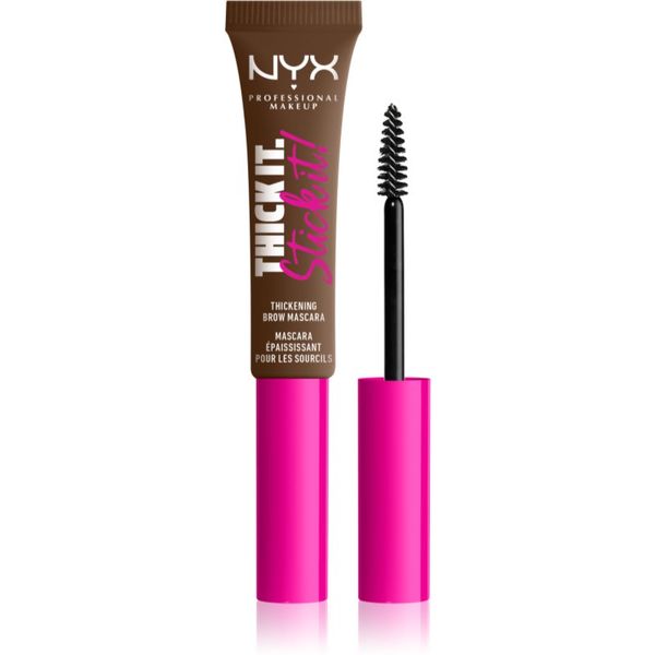 NYX Professional Makeup NYX Professional Makeup Thick it Stick It Brow Mascara maskara za obrvi odtenek 06 Brunette 7 ml