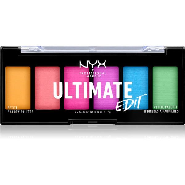 NYX Professional Makeup NYX Professional Makeup Ultimate Edit Petite Shadow paleta senčil za oči odtenek 02 Brights 6x1.2 g