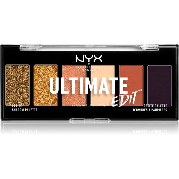 NYX Professional Makeup NYX Professional Makeup Ultimate Edit Petite Shadow paleta senčil za oči odtenek 06 Utopia 6x1.2 g