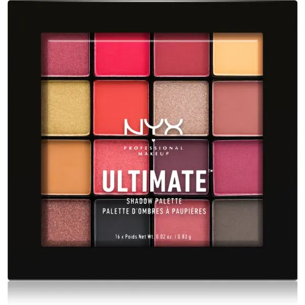 NYX Professional Makeup NYX Professional Makeup Ultimate Shadow Palette paleta senčil za oči odtenek Phoenix 16x0.83 g