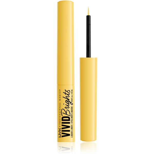 NYX Professional Makeup NYX Professional Makeup Vivid Brights tekoče črtalo za oči odtenek 03 Had Me At Yellow 2 ml