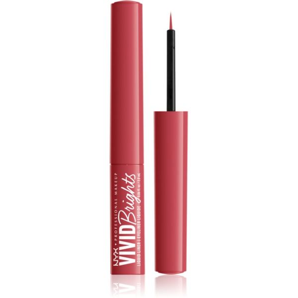 NYX Professional Makeup NYX Professional Makeup Vivid Brights tekoče črtalo za oči odtenek 04 On Red 2 ml