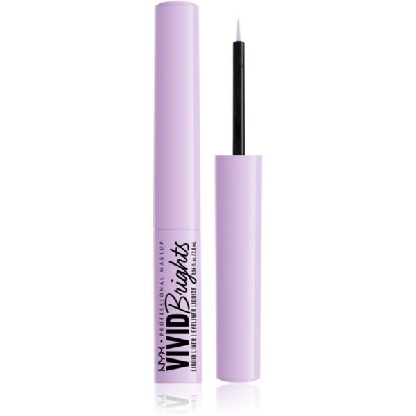 NYX Professional Makeup NYX Professional Makeup Vivid Brights tekoče črtalo za oči odtenek 07 Lilac Link 2 ml